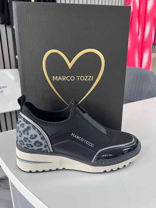 Black Comb Marco Tozzi trainers