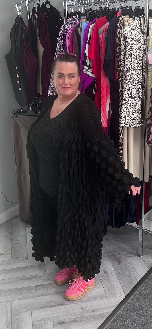 Long Length Bubble Cardi by Malissa J