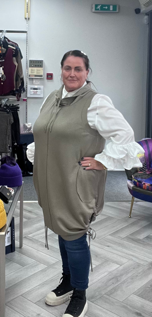 Mushroom Coloured Tunic by Mallisa J