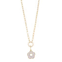 Flower Style Gold Plated Necklace