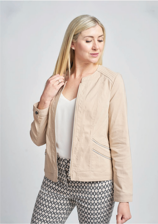 Latte Bengaline jacket