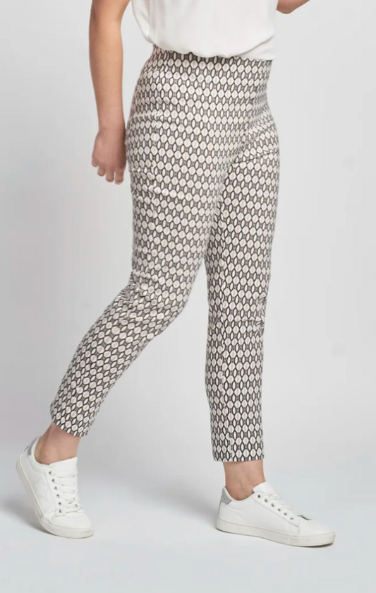 Slim Leg Bengaline ankle grazer with Back split - Buttercup 302CT