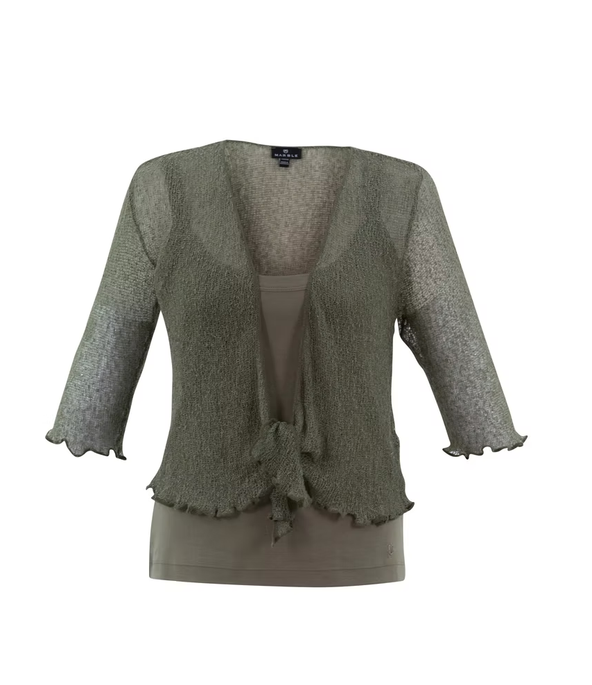 Marble Knitted Cover-Up