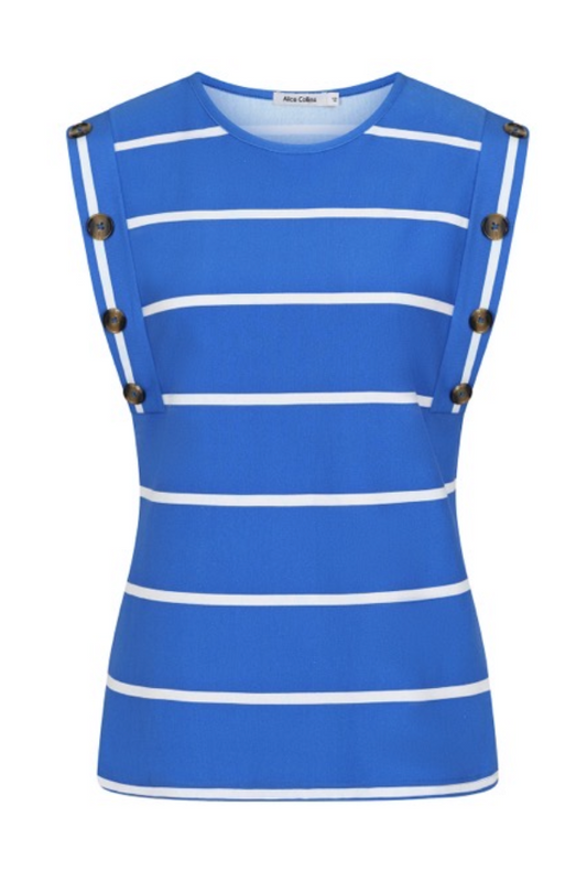 Nautical Button Top by Alice Collins