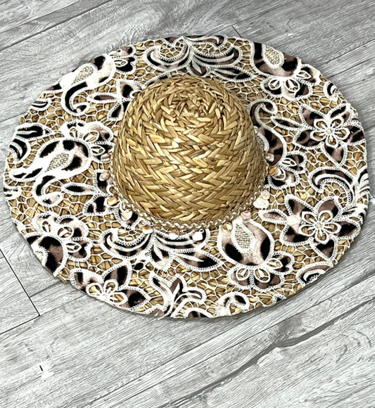 Animal Print Beach Hat