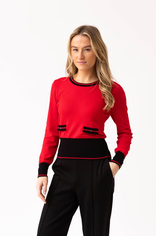 Two- Tone Sweater by Marble