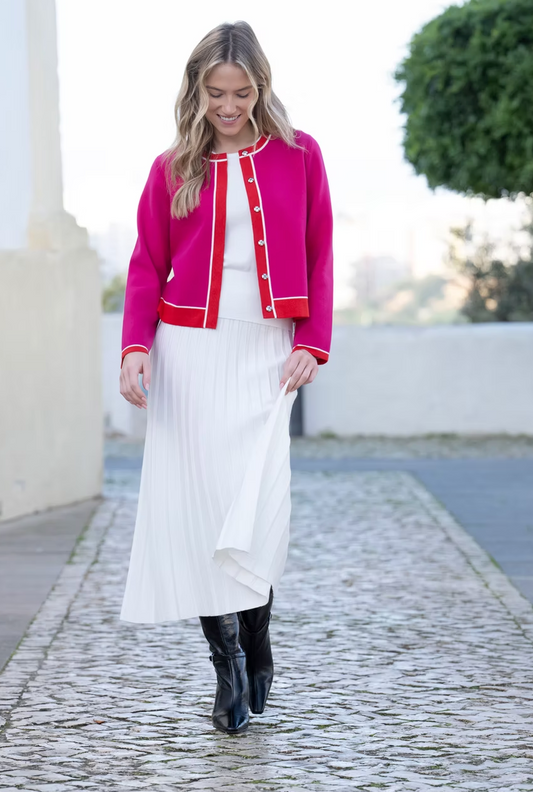2 Tone Cardi by Marble