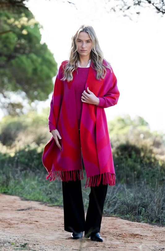 Colour Block Scarf/Shrug