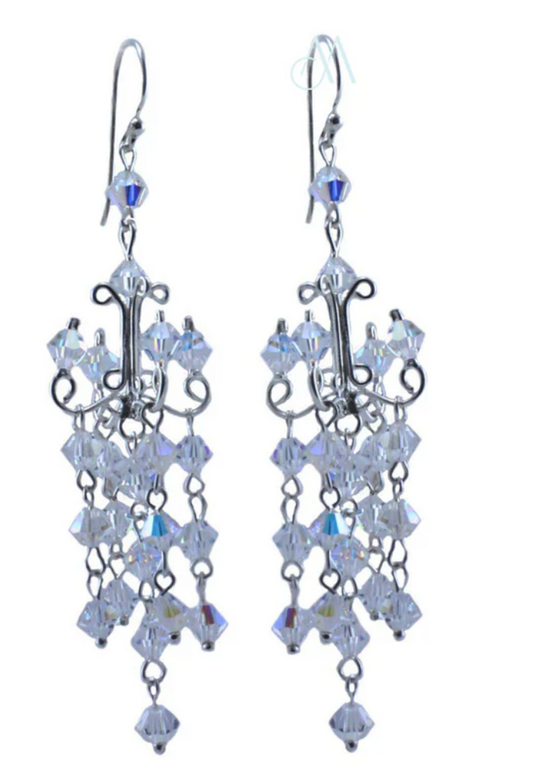 Goute de Ciel 925 Silver Earrings By AnnaBella Moore