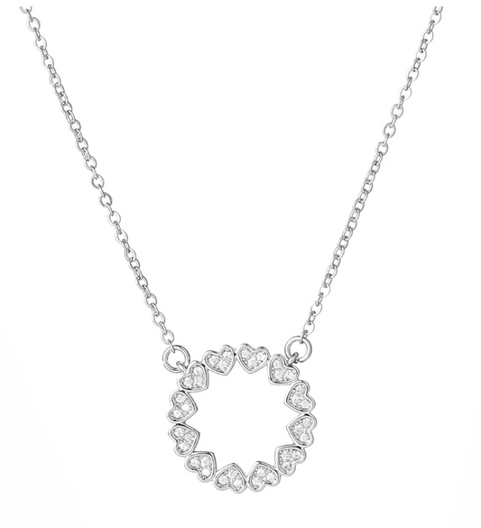 Circular Heart Necklace