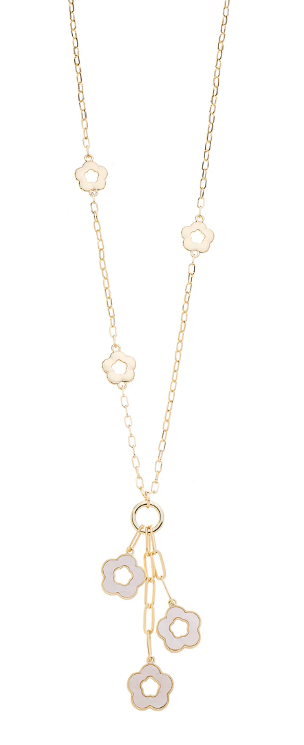 Multi - Pendant Clover Necklace