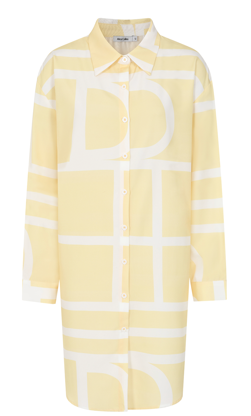 Agata Long Shirt Dress by Alice Collins