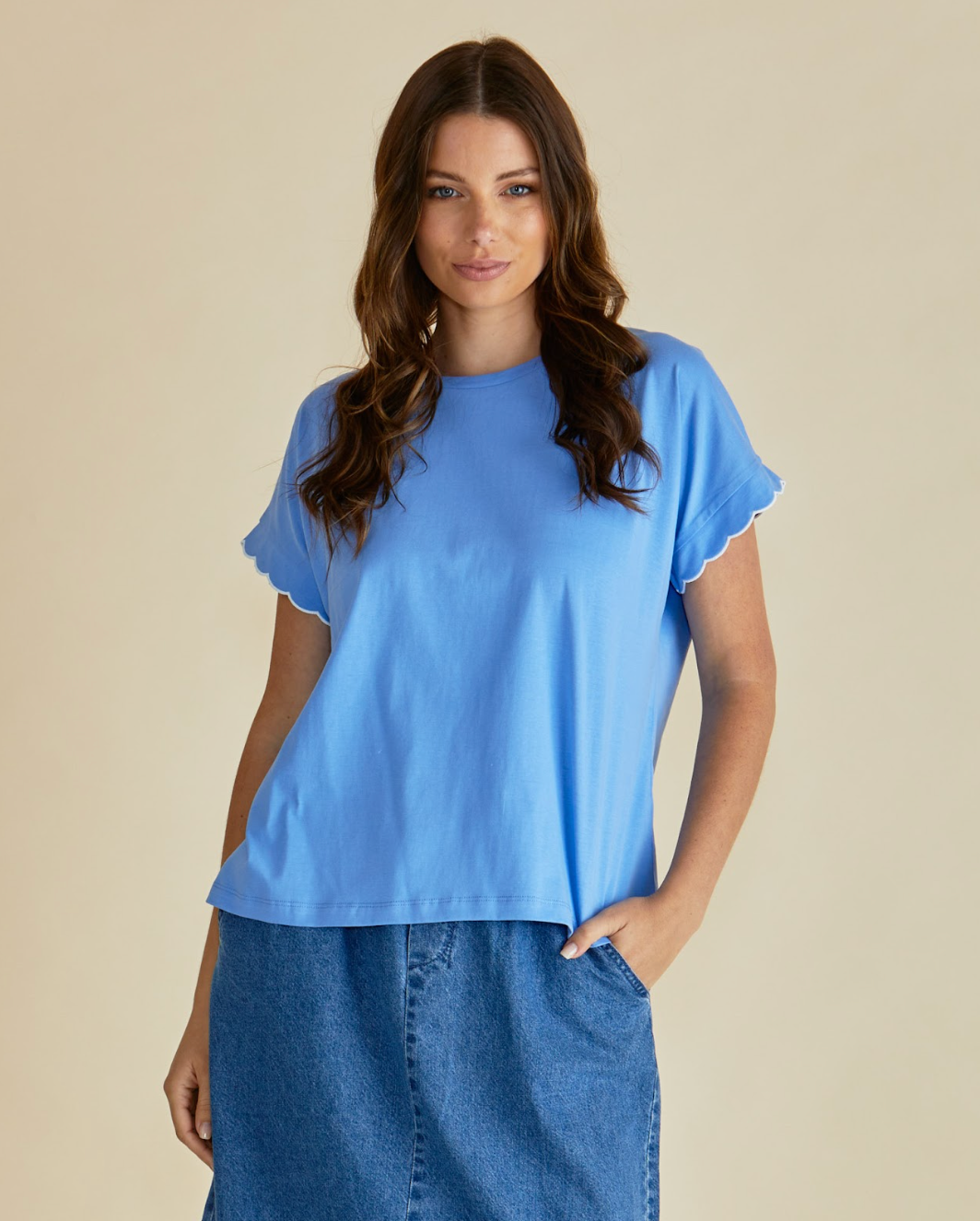 Sloane Scallop T-Shirt