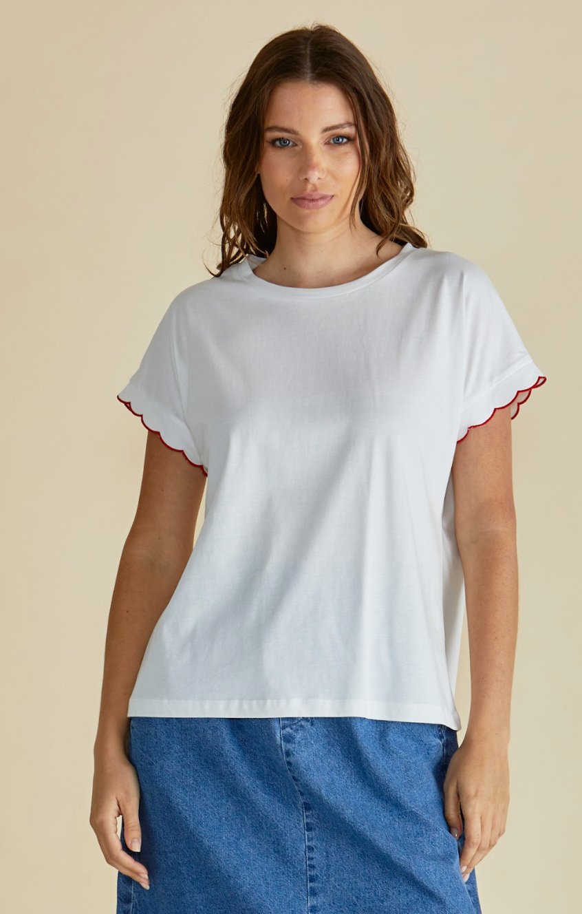 Sloane Scallop T-Shirt