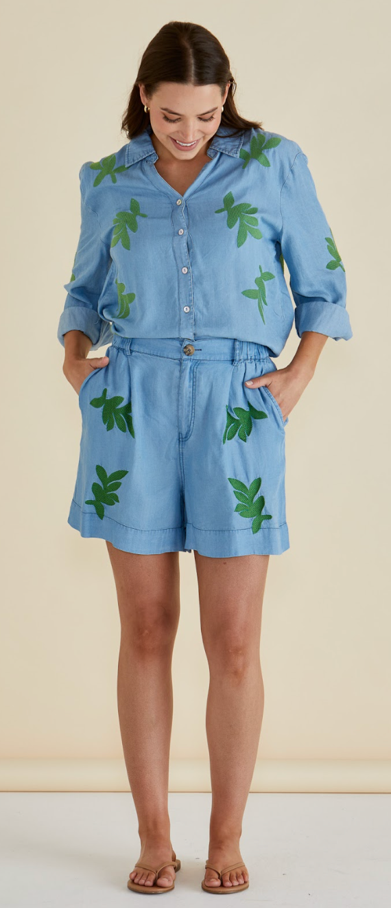 Daria Leaf Shorts