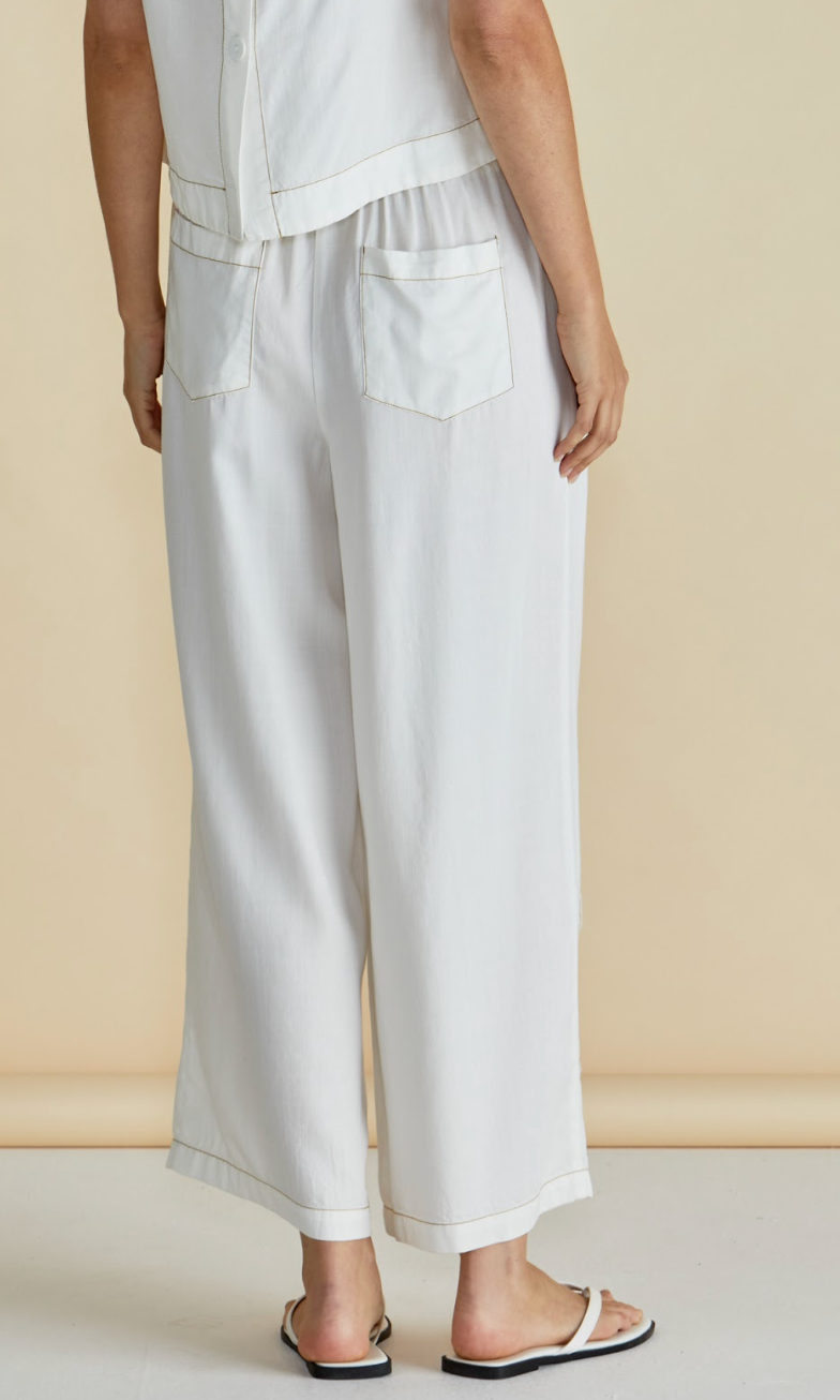 Copacabana white Relaxed Pants