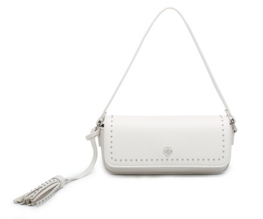 Studded crossbody hand bag