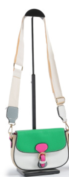 Multi colour Cross body bag.