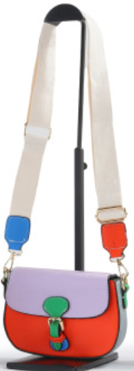 Multi colour Cross body bag.