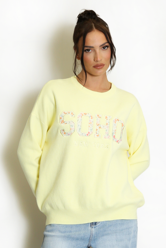 Floral SOHO Motif Jumper