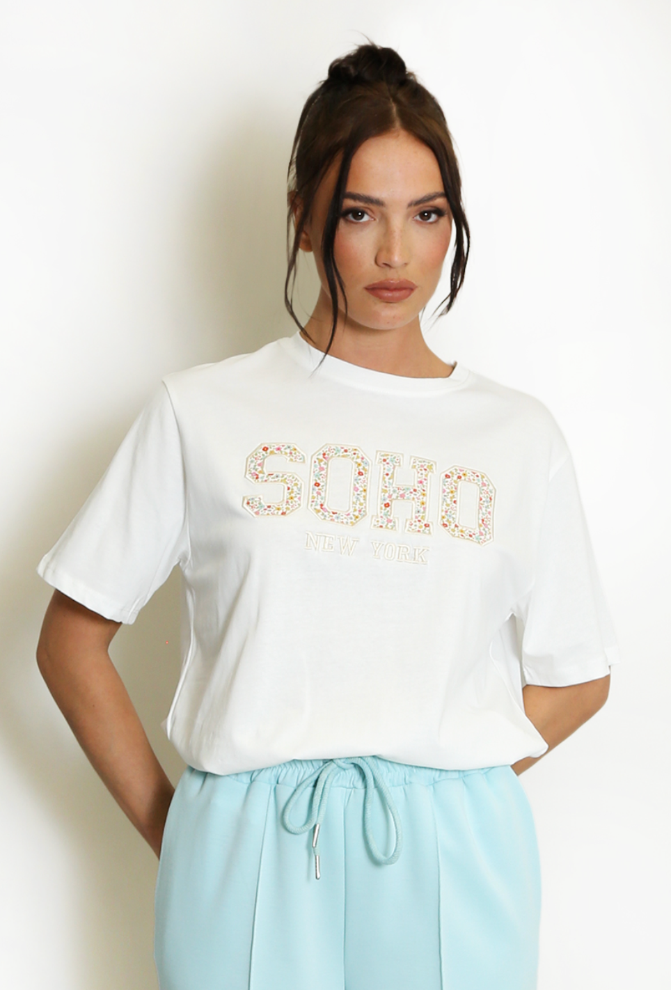 Floral Soho Motif T-Shirt