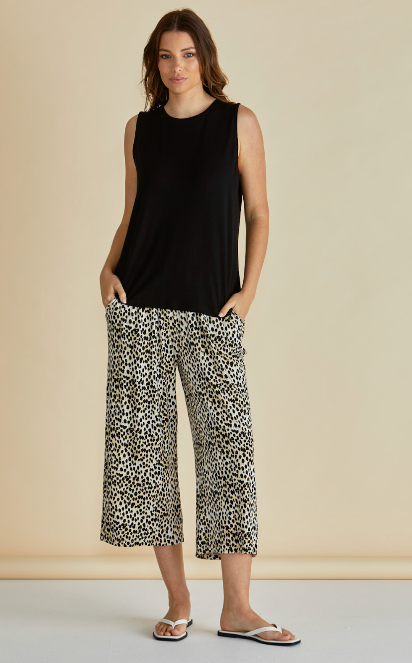 Cheeta Crystal cropped trouser