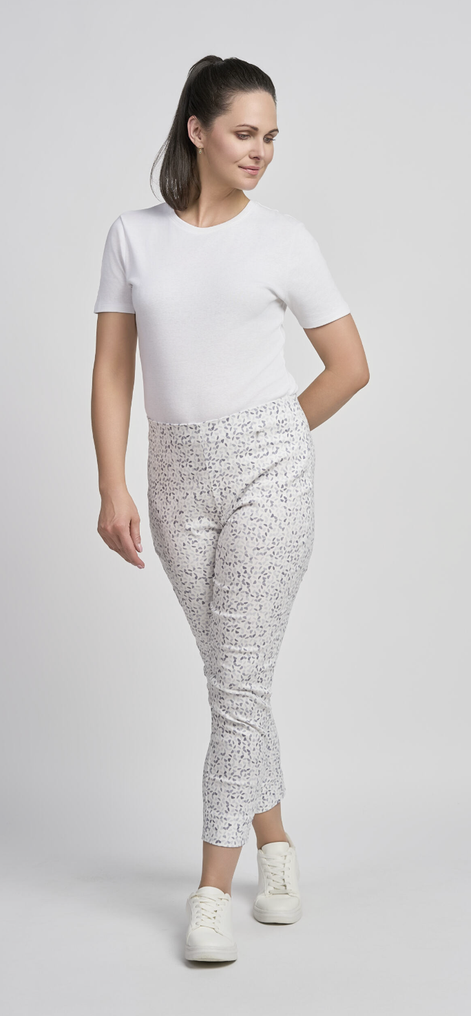 Grey/White fleck ankle grazers by Pinns