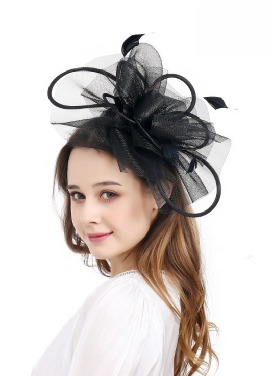 Victoria Black Fascinator