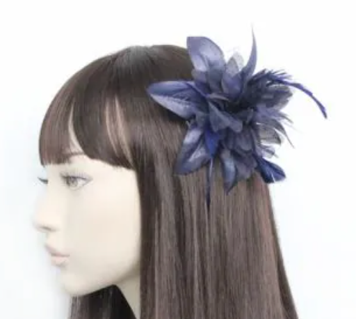 Molly Fascinator in Navy