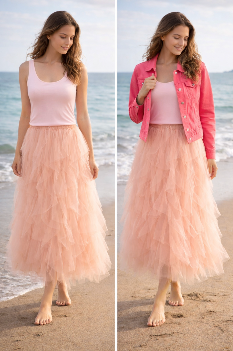 Taylor Tuille Skirt