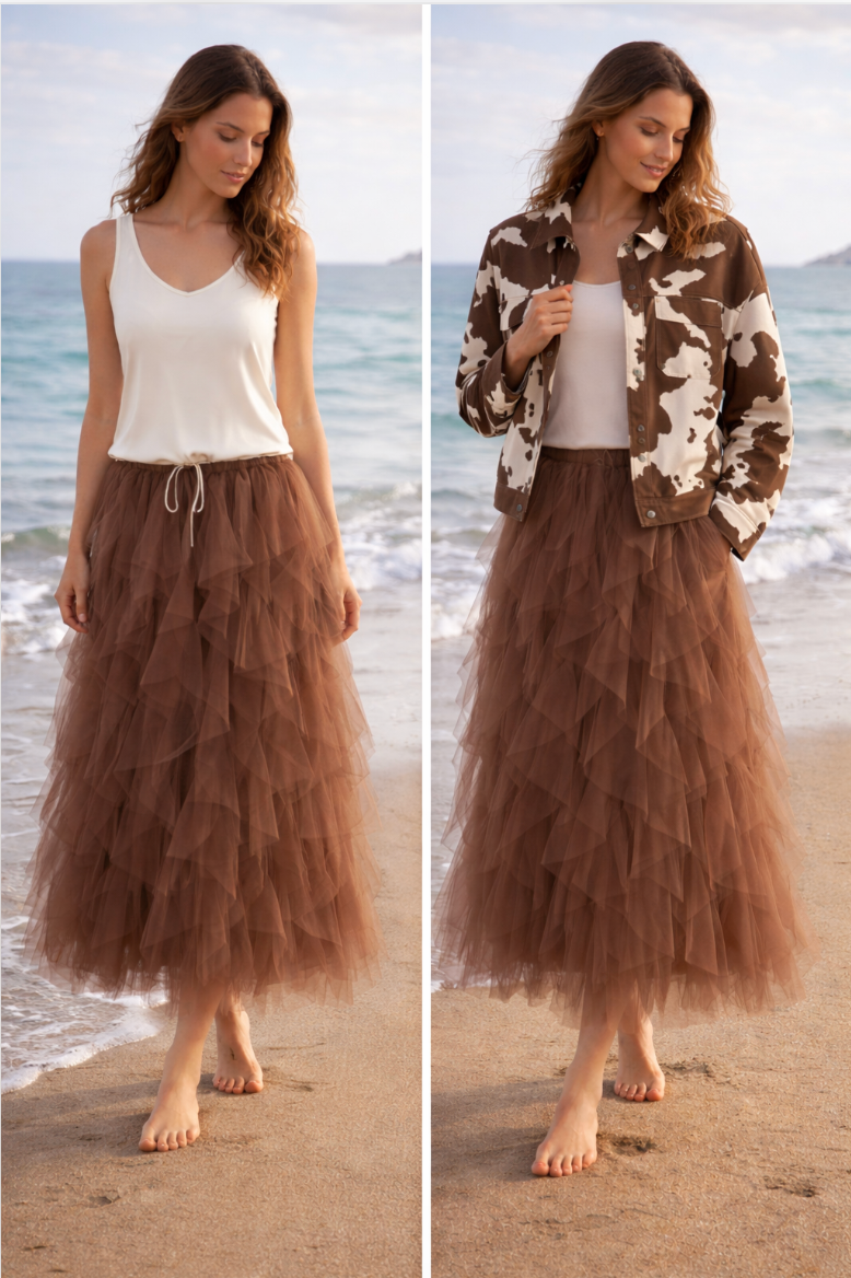 Taylor Tuille Skirt