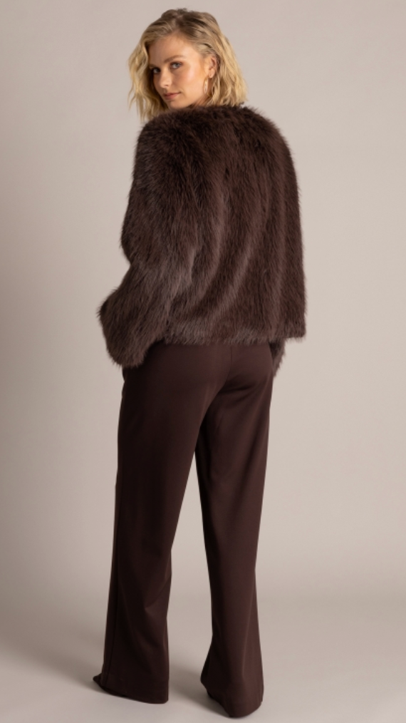 Quinne Faux Fur Jacket By Yest