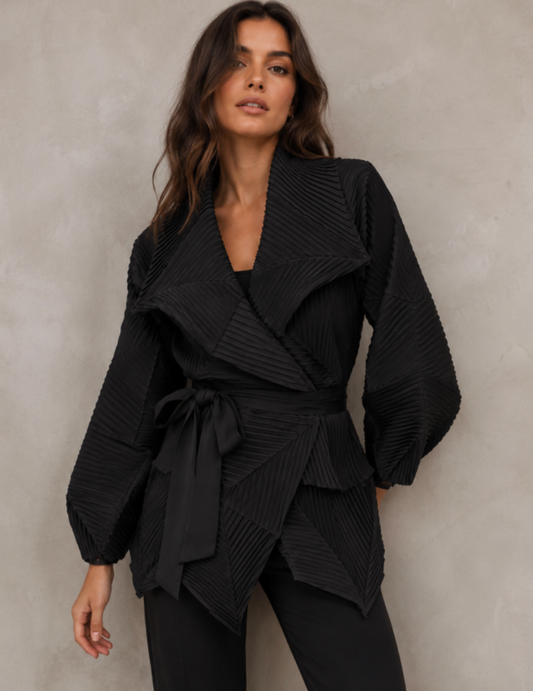 Steffi pleated Jacket by Malissa J