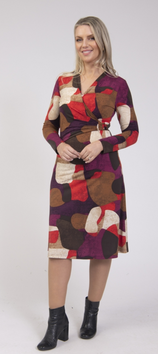 Maxine Wrapover Dress By Jessica Graaf