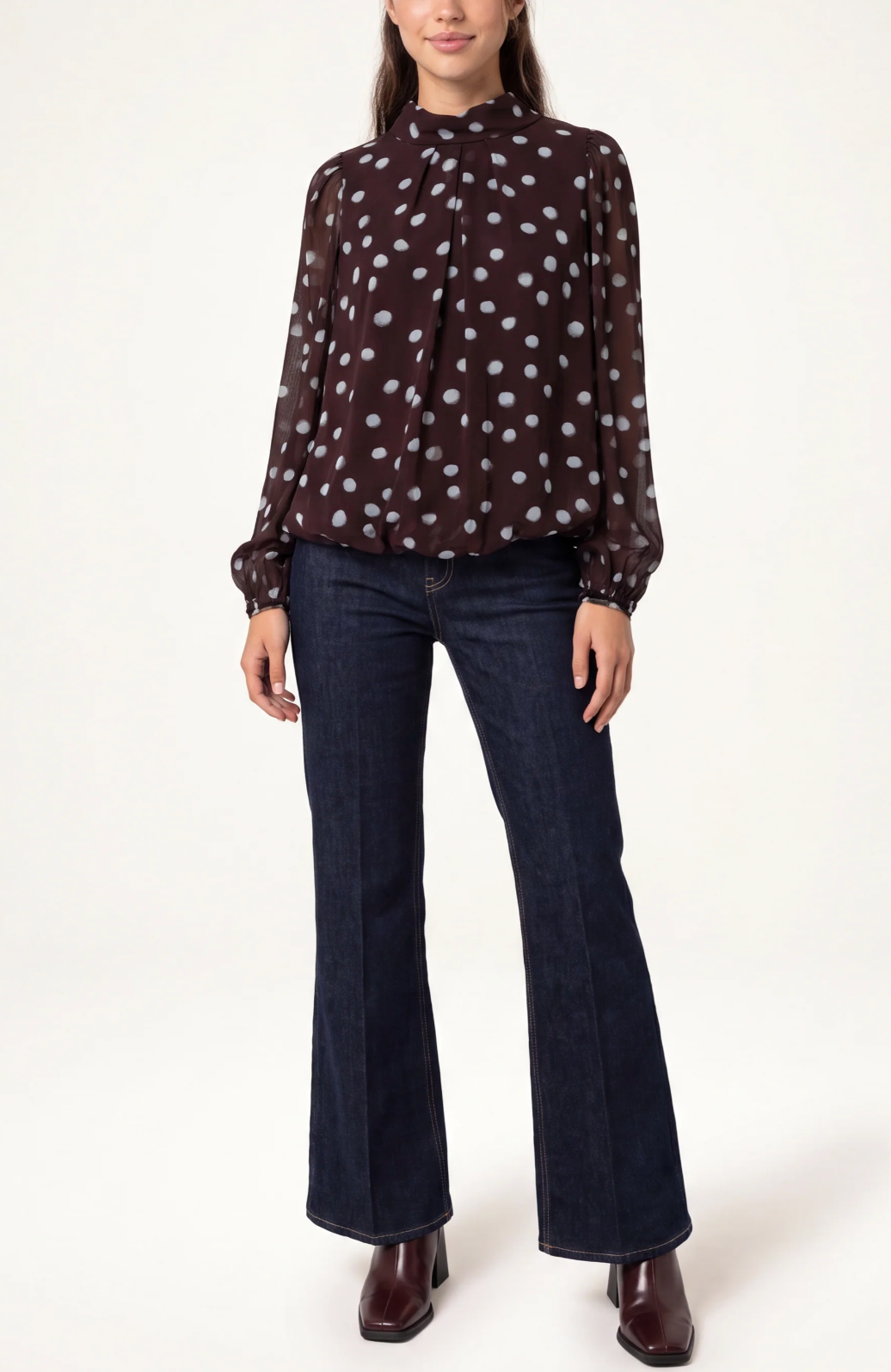 Maya Polkadot Top