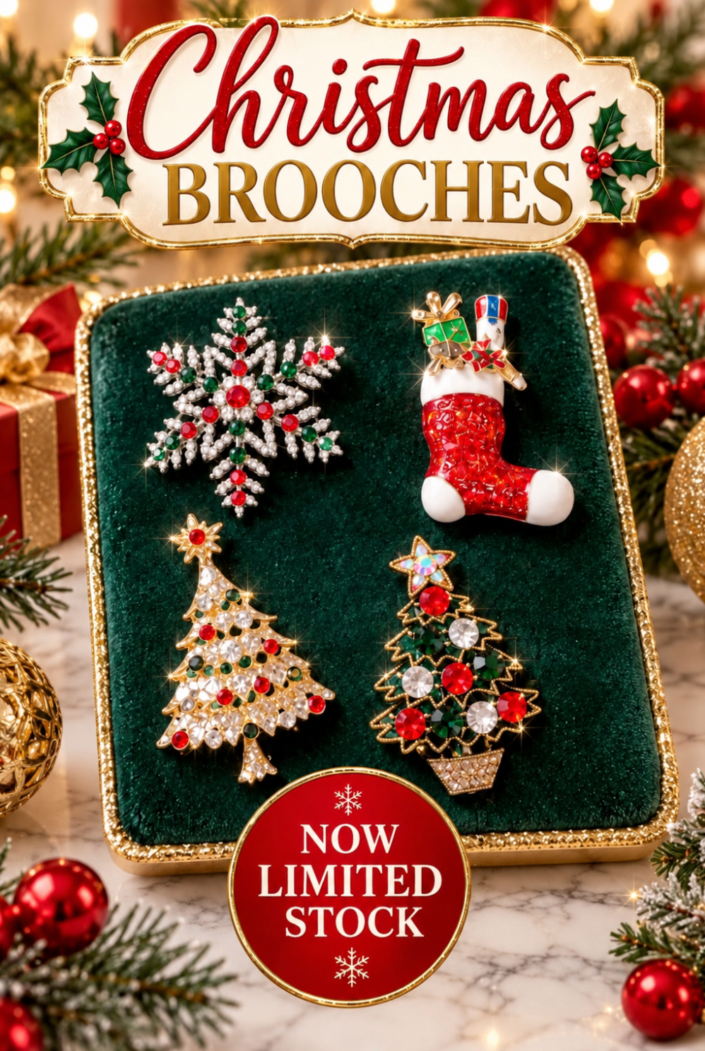 Christmas Brooches