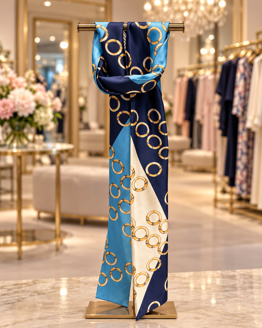 Chain Satin Scarf