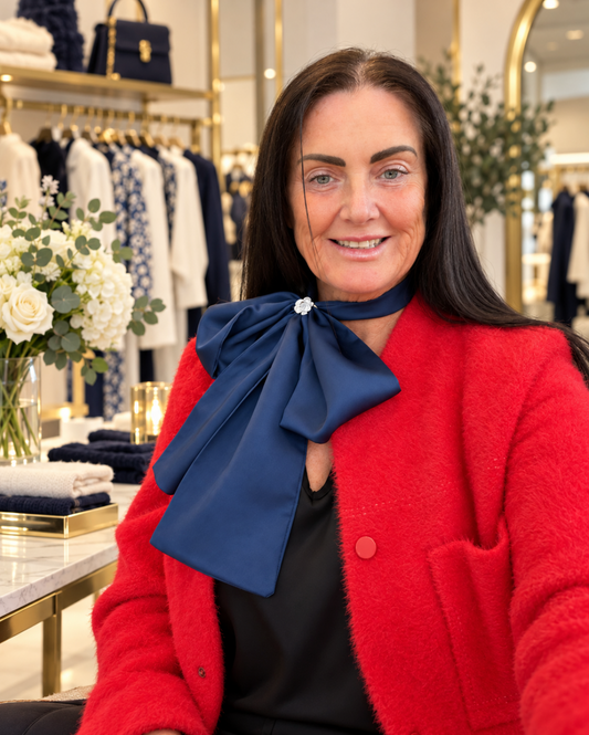 Navy Neck Scarf