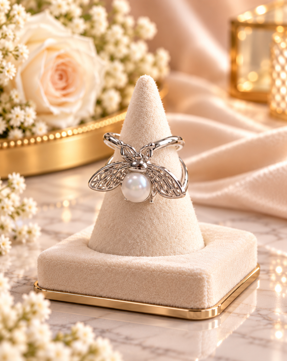 Silver Coloured Scarf Rings