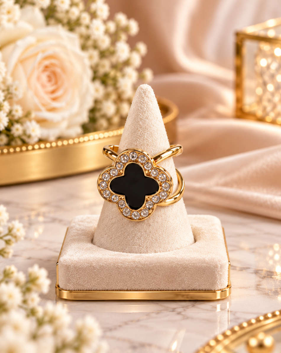 Gold Coloured Scarf Rings