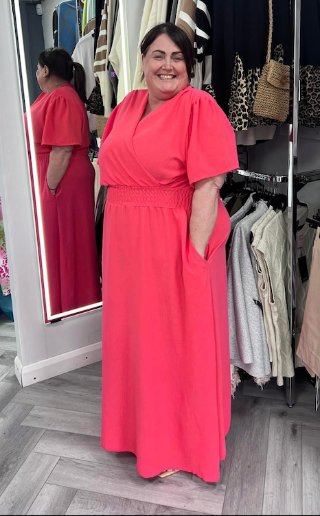 One Size 16-24 Maxi Dress