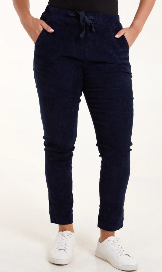 Corduroy Magic Drawstring Trousers