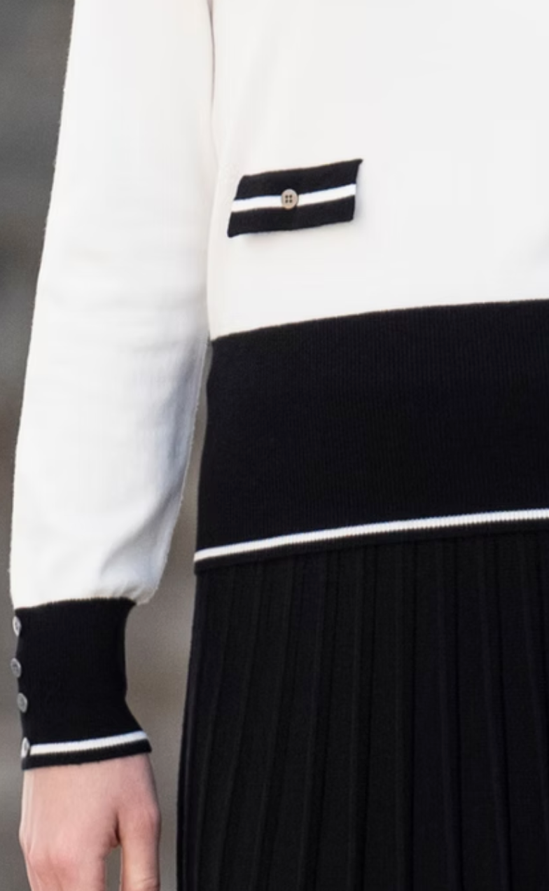 Two- Tone Sweater by Marble
