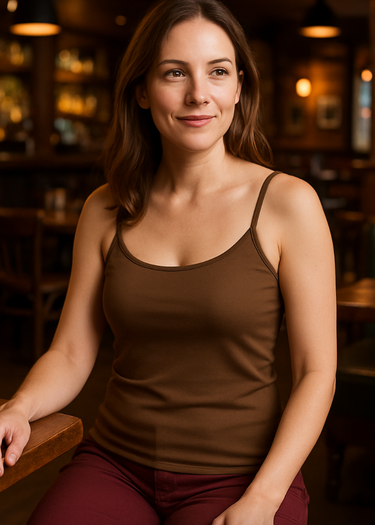 Shoe String vest top