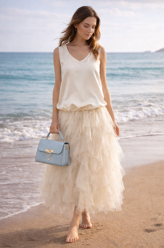 Taylor Tuille Skirt