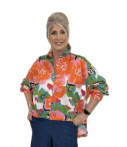 Floral Shirt by Malissa J