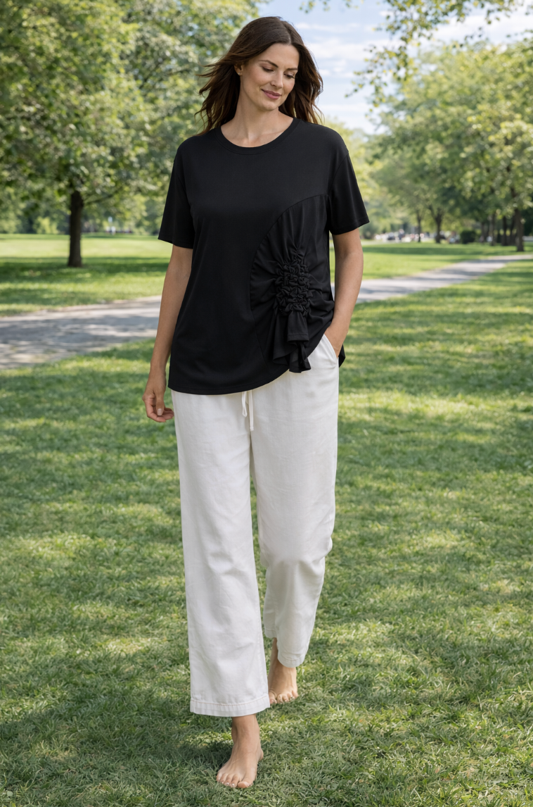 Ruffle T-Shirt by Malissa J