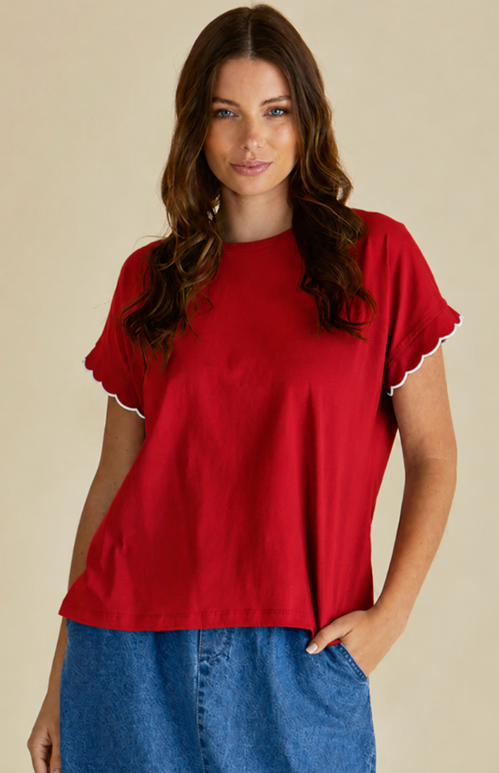 Sloane Scallop T-Shirt