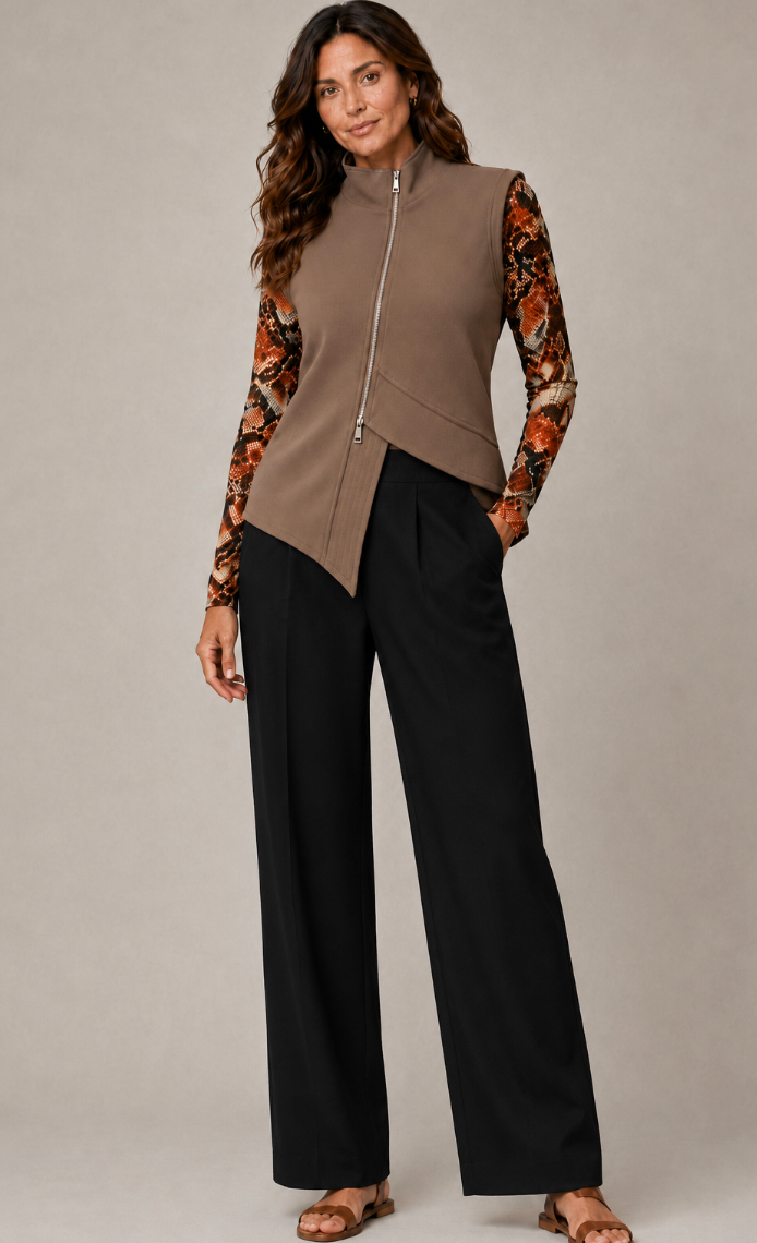 Asymmetrical Waistcoat by Malissa J