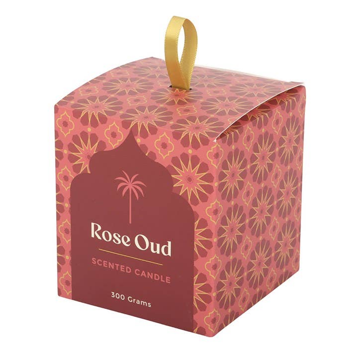 Arabian Nights Rose Oud Scented Candle